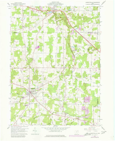 United States Geological Survey Garrettsville, OH (1959, 24000-Scale) digital map