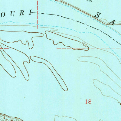 United States Geological Survey Garrison Dam North, ND (1972, 24000-Scale) digital map