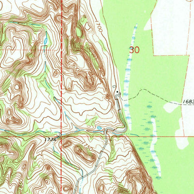 United States Geological Survey Garrison Dam South, ND (1969, 24000-Scale) digital map