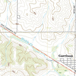 United States Geological Survey Garrison, IA (2022, 24000-Scale) digital map