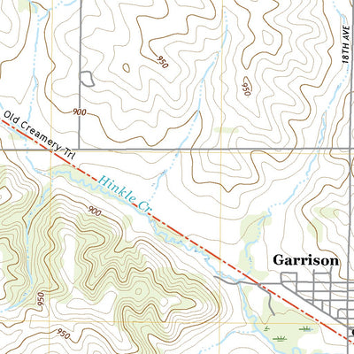 United States Geological Survey Garrison, IA (2022, 24000-Scale) digital map