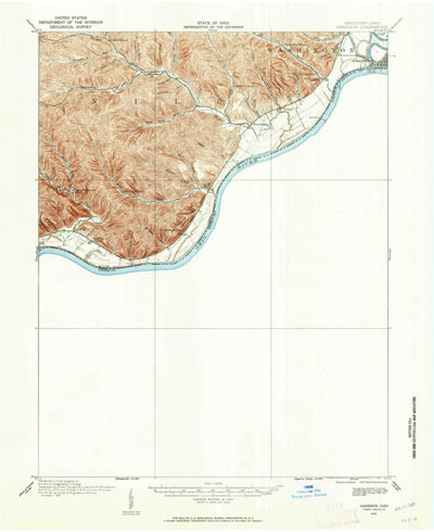 United States Geological Survey Garrison, KY-OH (1915, 62500-Scale) digital map