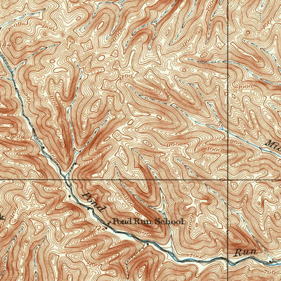 United States Geological Survey Garrison, KY-OH (1915, 62500-Scale) digital map
