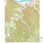 United States Geological Survey Garrison, KY-OH (1949, 24000-Scale) digital map