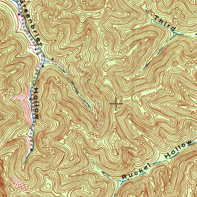 United States Geological Survey Garrison, KY-OH (1949, 24000-Scale) digital map
