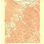 United States Geological Survey Garrison, KY-OH (1951, 24000-Scale) digital map