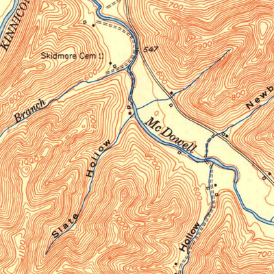 United States Geological Survey Garrison, KY-OH (1951, 24000-Scale) digital map