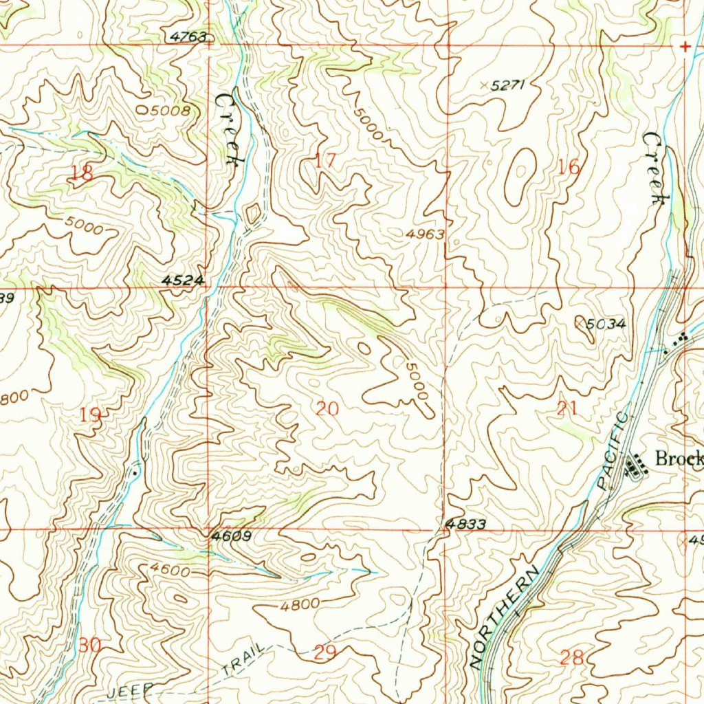 Garrison, MT (1958, 62500-Scale) Map by United States Geological Survey ...