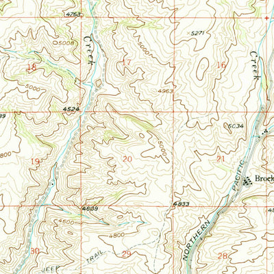 United States Geological Survey Garrison, MT (1958, 62500-Scale) digital map