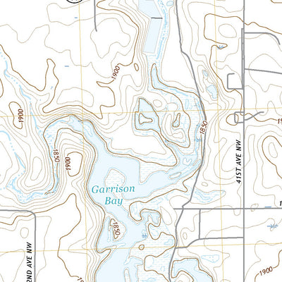 United States Geological Survey Garrison, ND (2020, 24000-Scale) digital map