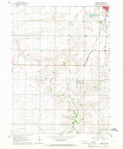 United States Geological Survey Garrison, NE (1965, 24000-Scale) digital map