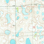 United States Geological Survey Garrison NE, ND (1981, 24000-Scale) digital map