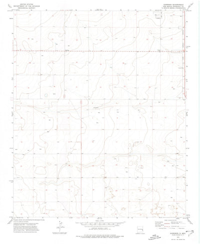 United States Geological Survey Garrison, NM (1972, 24000-Scale) digital map
