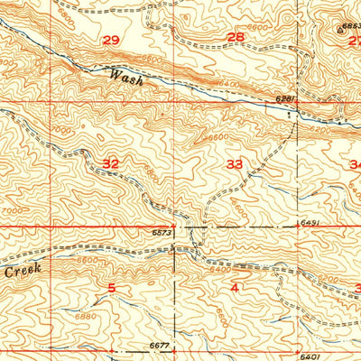 United States Geological Survey Garrison, UT-NV (1951, 62500-Scale) digital map