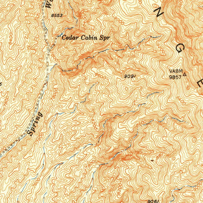 United States Geological Survey Garrison, UT-NV (1951, 62500-Scale) digital map
