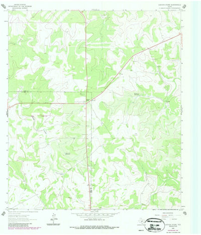 United States Geological Survey Garven Store, TX (1963, 24000-Scale) digital map
