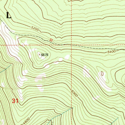United States Geological Survey Garver Mountain, MT (1997, 24000-Scale) digital map