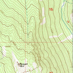 United States Geological Survey Garver Mountain, MT (1997, 24000-Scale) digital map