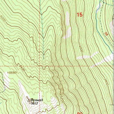 United States Geological Survey Garver Mountain, MT (1997, 24000-Scale) digital map