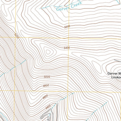 United States Geological Survey Garver Mountain, MT (2011, 24000-Scale) digital map