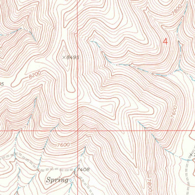 United States Geological Survey Garvey Canyon, CO (1968, 24000-Scale) digital map