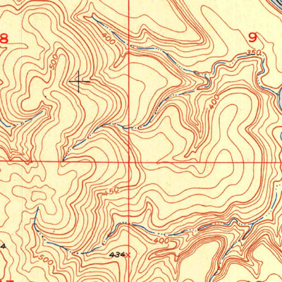 United States Geological Survey Garvin, OK (1951, 24000-Scale) digital map