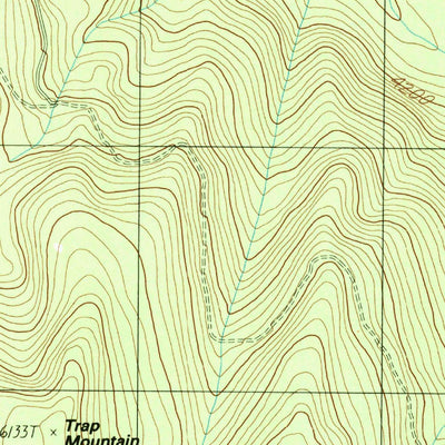 United States Geological Survey Garwood Butte, OR (1985, 24000-Scale) digital map