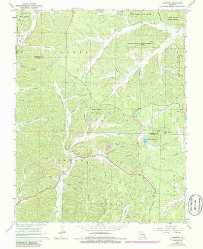 United States Geological Survey Garwood, MO (1968, 24000-Scale) digital map