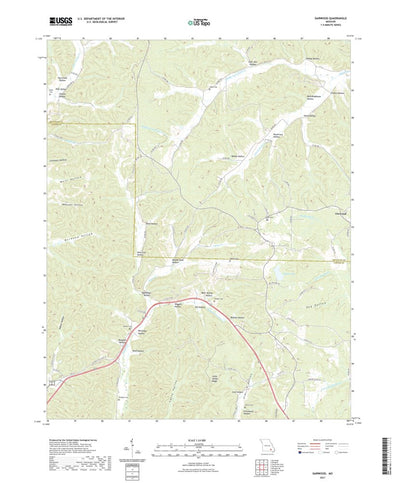 United States Geological Survey Garwood, MO (2021, 24000-Scale) digital map