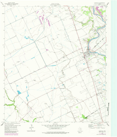 United States Geological Survey Garwood, TX (1959, 24000-Scale) digital map