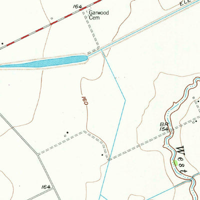 United States Geological Survey Garwood, TX (1959, 24000-Scale) digital map