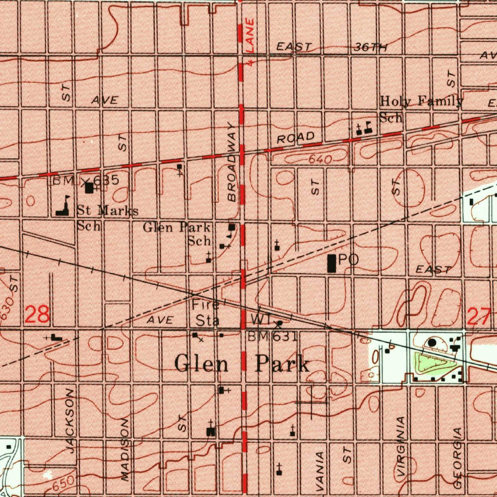Gary Mn Map Gary, IN (1991, 24000-Scale) Map by United States Geological Survey ...
