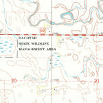 United States Geological Survey Gary NW, MN-SD (1967, 24000-Scale) digital map