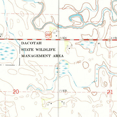 United States Geological Survey Gary NW, MN-SD (1967, 24000-Scale) digital map