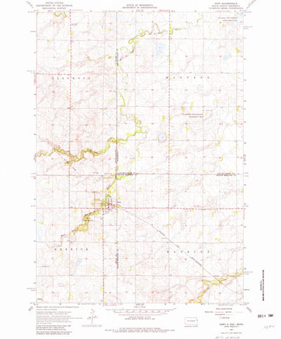 United States Geological Survey Gary, SD-MN (1967, 24000-Scale) digital map