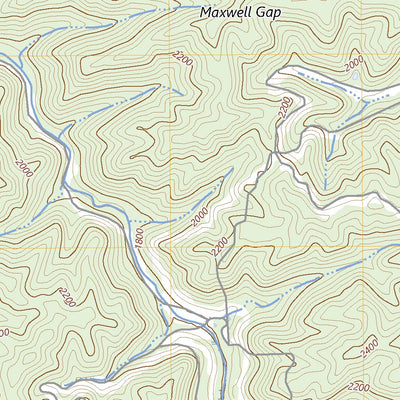 United States Geological Survey Gary, WV (2023, 24000-Scale) digital map