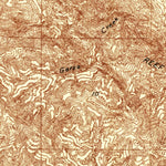 United States Geological Survey Garza Peak, CA (1934, 31680-Scale) digital map