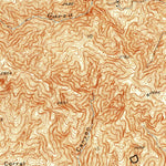 United States Geological Survey Garza Peak, CA (1937, 31680-Scale) digital map