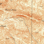 United States Geological Survey Garza Peak, CA (1950, 24000-Scale) digital map