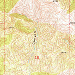 United States Geological Survey Garza Peak, CA (1953, 24000-Scale) digital map
