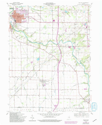 United States Geological Survey Gas City, IN (1960, 24000-Scale) digital map