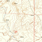 United States Geological Survey Gas Hills, WY (1952, 24000-Scale) digital map