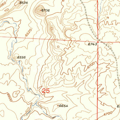United States Geological Survey Gas Hills, WY (1952, 24000-Scale) digital map