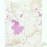 United States Geological Survey Gas Hills, WY (1958, 24000-Scale) digital map