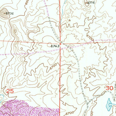 United States Geological Survey Gas Hills, WY (1958, 24000-Scale) digital map