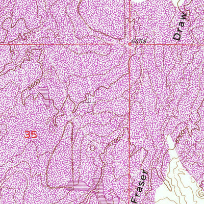 United States Geological Survey Gas Hills, WY (1958, 24000-Scale) digital map