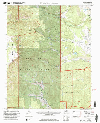 United States Geological Survey Gascon, NM (2002, 24000-Scale) digital map
