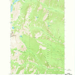 United States Geological Survey Gash Point, MT-ID (1966, 24000-Scale) digital map