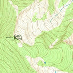 United States Geological Survey Gash Point, MT-ID (1966, 24000-Scale) digital map