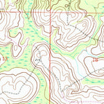 United States Geological Survey Gaskin, FL-AL (1973, 24000-Scale) digital map